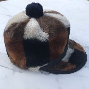 Vintage feaux fur winter hat.